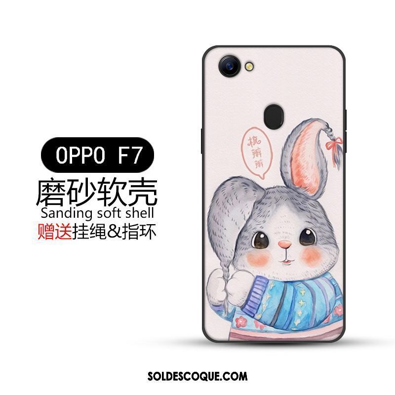 Coque Oppo F7 Incassable Tout Compris Créatif Noir Tendance En Ligne