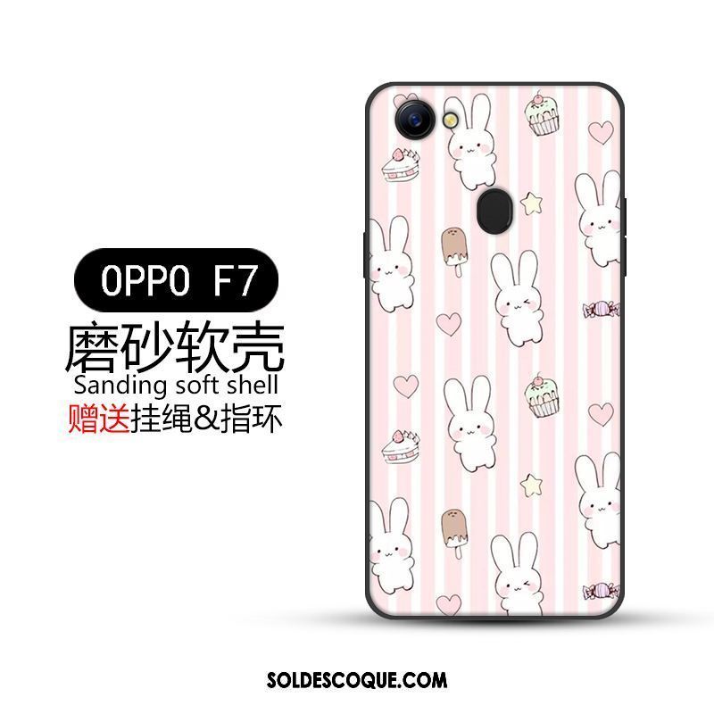 Coque Oppo F7 Incassable Tout Compris Créatif Noir Tendance En Ligne