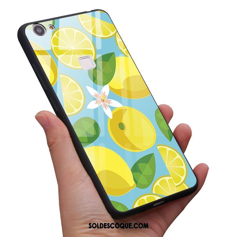 Coque Oppo F7 Protection Incassable Fraise Vert Verre Trempé En Ligne