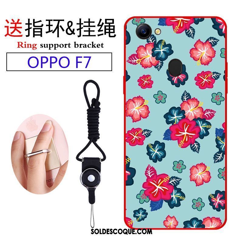 Coque Oppo F7 Protection Étui Personnalité Téléphone Portable Vert En Vente