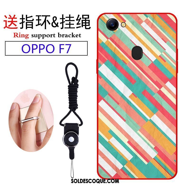 Coque Oppo F7 Protection Étui Personnalité Téléphone Portable Vert En Vente