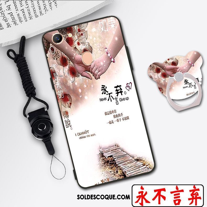 Coque Oppo F7 Rose Protection Fluide Doux Téléphone Portable Étui Pas Cher