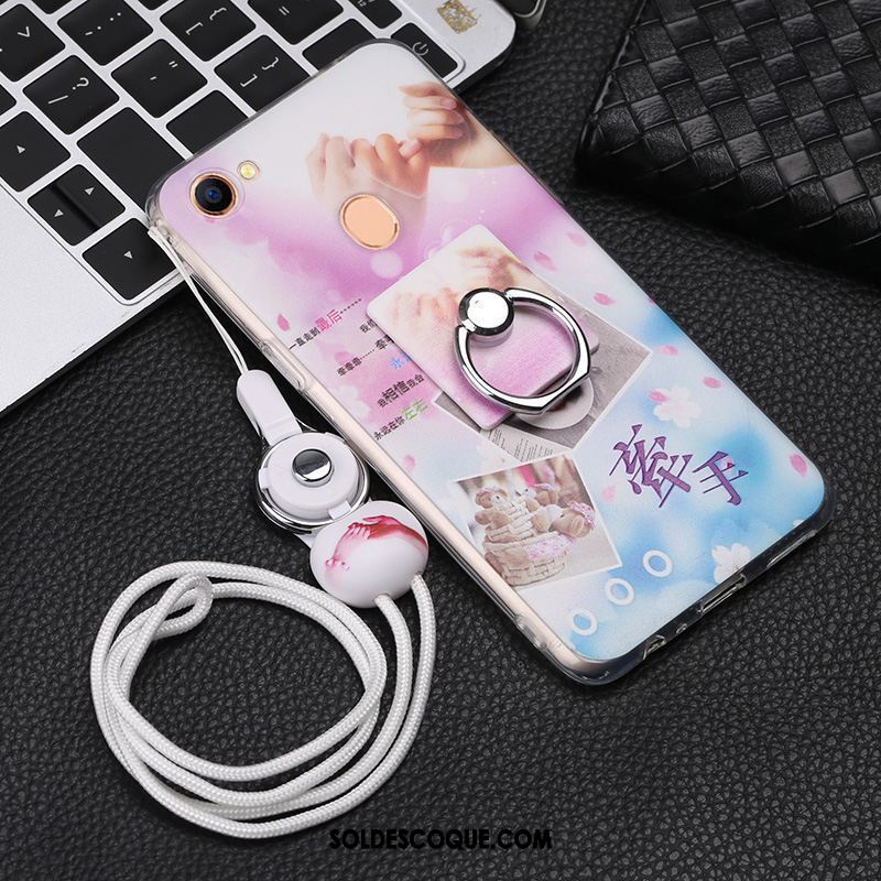 Coque Oppo F7 Téléphone Portable Rose Tempérer Dessin Animé Ornements Suspendus France