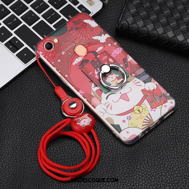 Coque Oppo F7 Téléphone Portable Rose Tempérer Dessin Animé Ornements Suspendus France