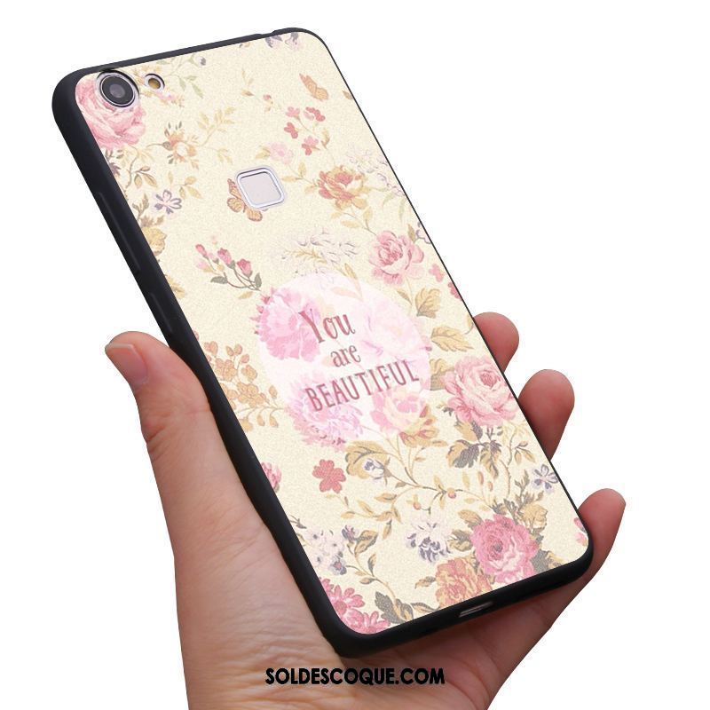 Coque Oppo F7 Vintage Protection Petit Art Étui Soldes