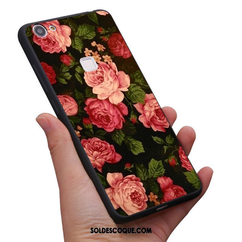 Coque Oppo F7 Vintage Protection Petit Art Étui Soldes