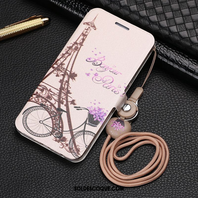 Coque Oppo F7 Violet Incassable Étui En Cuir Fluide Doux Protection Pas Cher