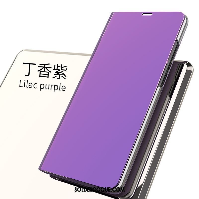 Coque Oppo F7 Youth Bleu Protection Support Incassable Étui En Cuir France