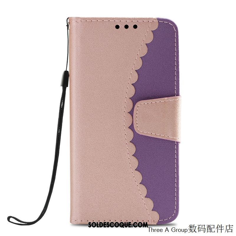 Coque Oppo F7 Youth Clamshell Étui En Cuir Personnalité Or Fluide Doux Pas Cher