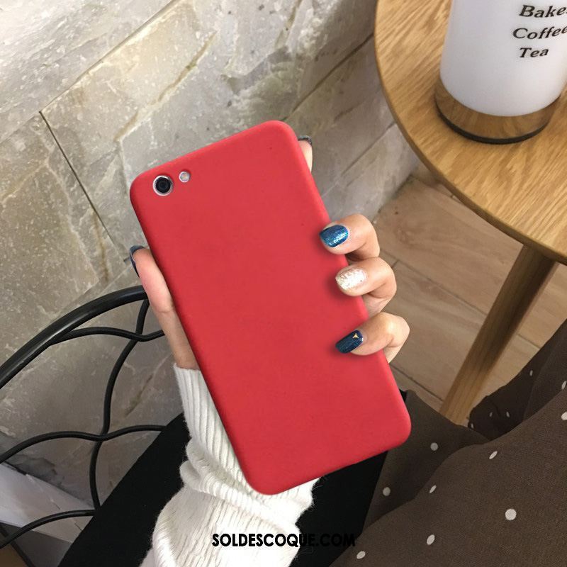 Coque Oppo F7 Youth Incassable Légères Téléphone Portable Fluide Doux Délavé En Daim En Vente