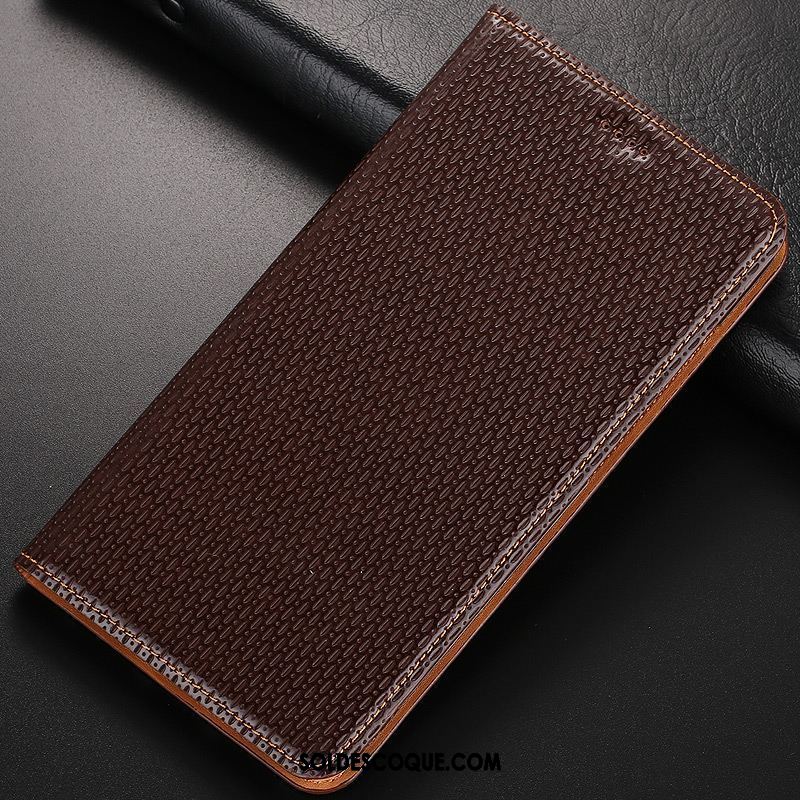 Coque Oppo F7 Youth Étui En Cuir Cuir Véritable Tout Compris Noir Modèle Fleurie En Vente