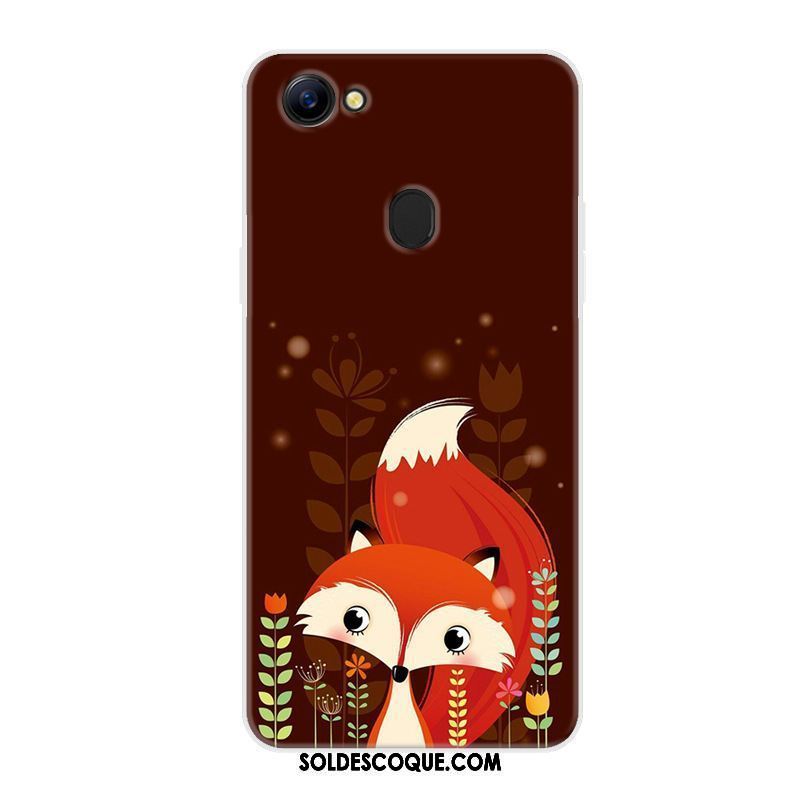 Coque Oppo F7 Étui Fluide Doux Dessin Animé Personnalité Protection Soldes