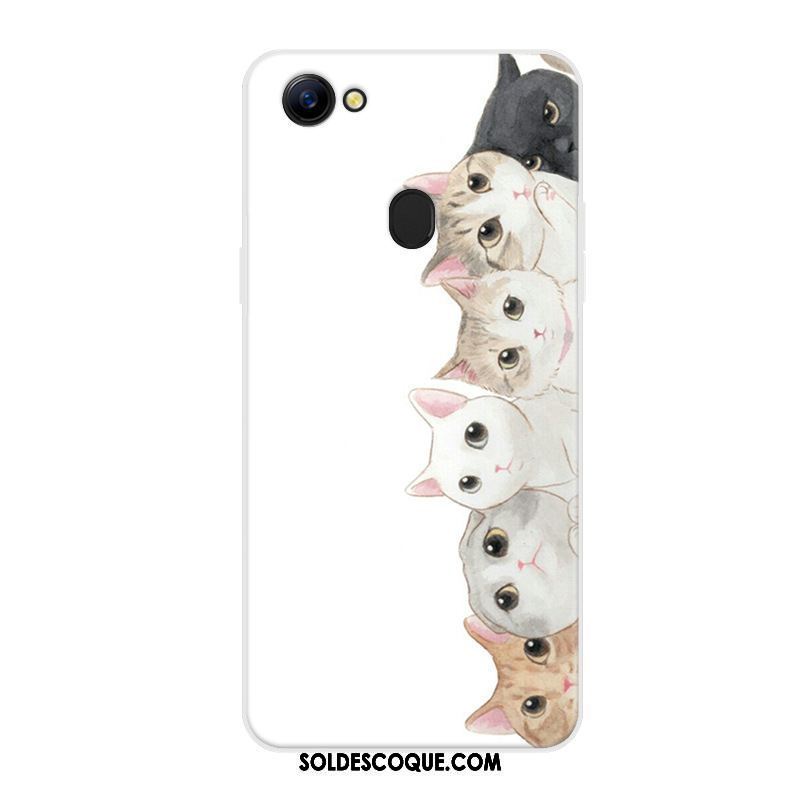 Coque Oppo F7 Étui Fluide Doux Dessin Animé Personnalité Protection Soldes