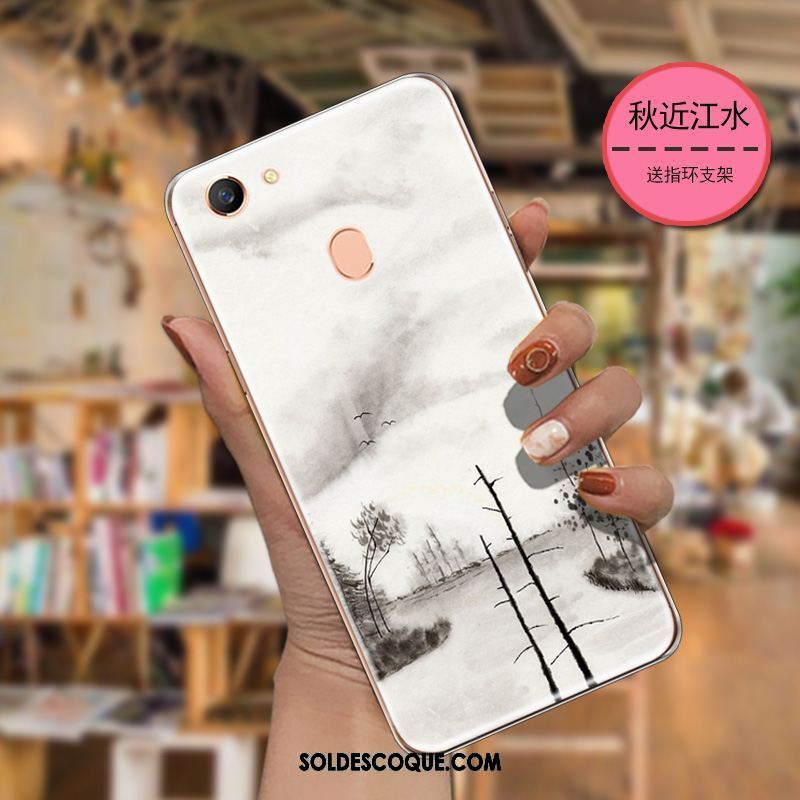 Coque Oppo F7 Étui Vent Téléphone Portable Tout Compris Dessin Animé En Ligne