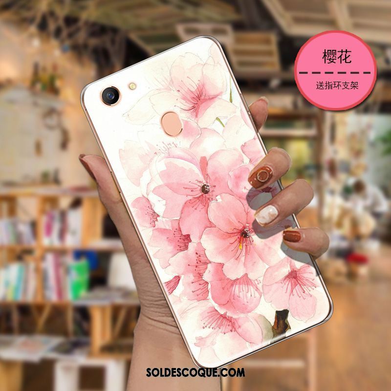 Coque Oppo F7 Étui Vent Téléphone Portable Tout Compris Dessin Animé En Ligne