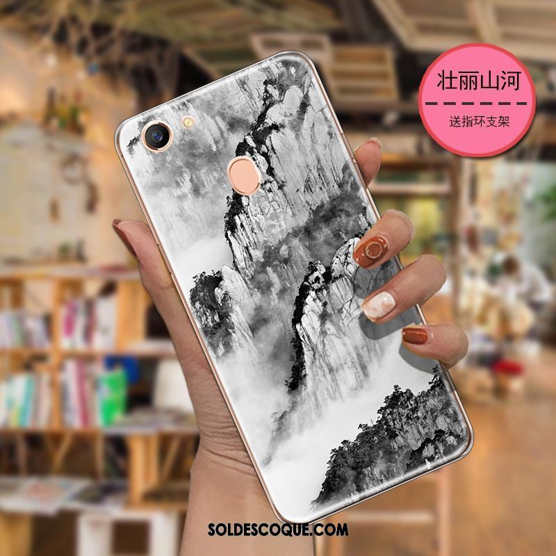 Coque Oppo F7 Étui Vent Téléphone Portable Tout Compris Dessin Animé En Ligne