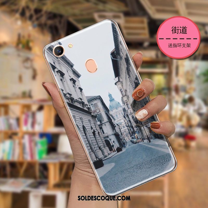 Coque Oppo F7 Étui Vent Téléphone Portable Tout Compris Dessin Animé En Ligne