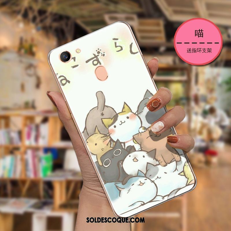 Coque Oppo F7 Étui Vent Téléphone Portable Tout Compris Dessin Animé En Ligne