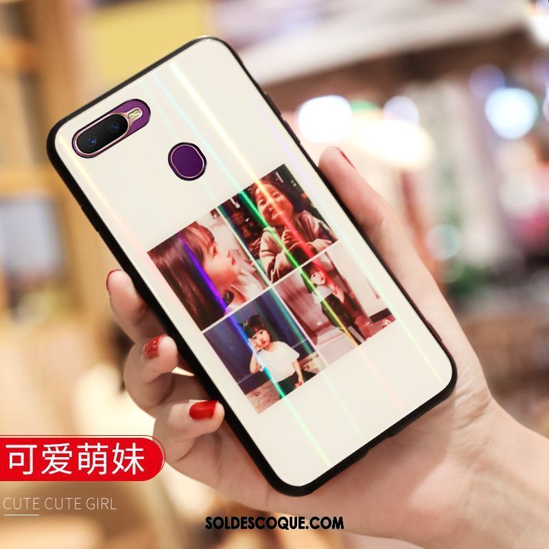 Coque Oppo F9 Amoureux Téléphone Portable Blanc Verre Tout Compris Soldes