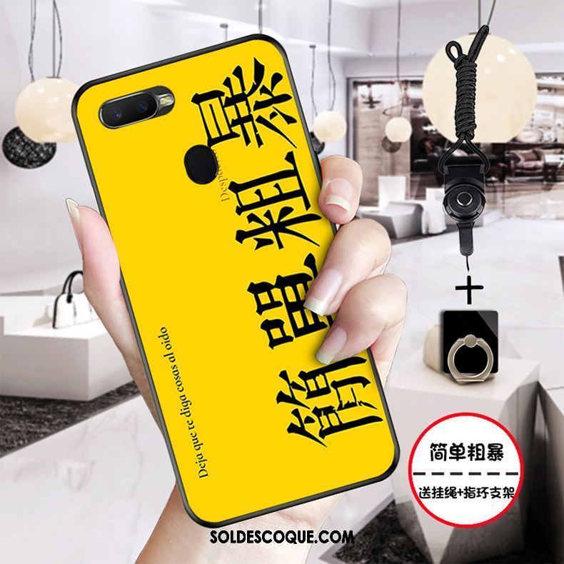 Coque Oppo F9 Célébrité Tout Compris Étui Téléphone Portable Jaune Soldes