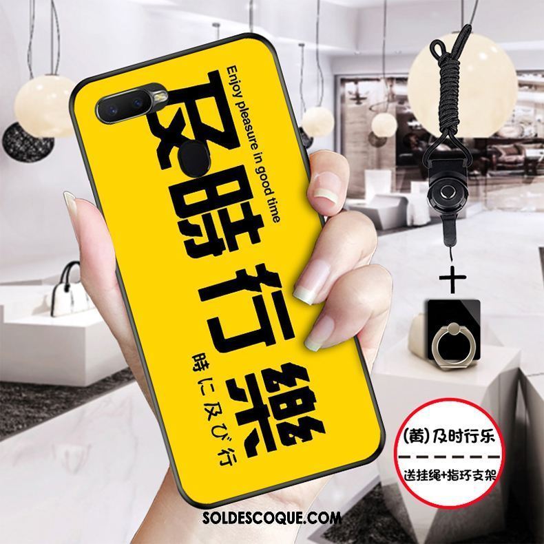 Coque Oppo F9 Célébrité Tout Compris Étui Téléphone Portable Jaune Soldes