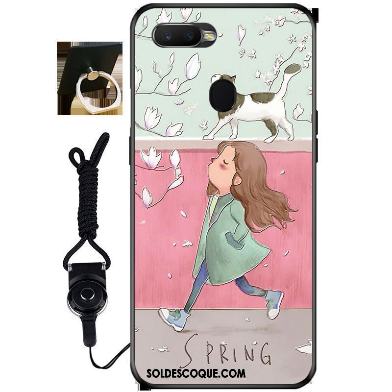 Coque Oppo F9 Fluide Doux Tout Compris Incassable Noir Téléphone Portable France