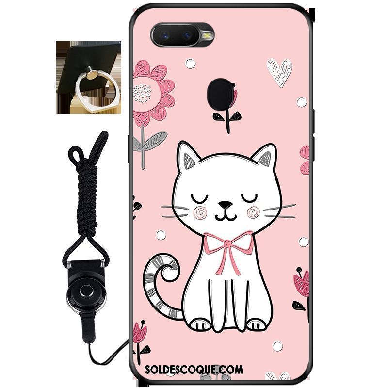 Coque Oppo F9 Fluide Doux Tout Compris Incassable Noir Téléphone Portable France