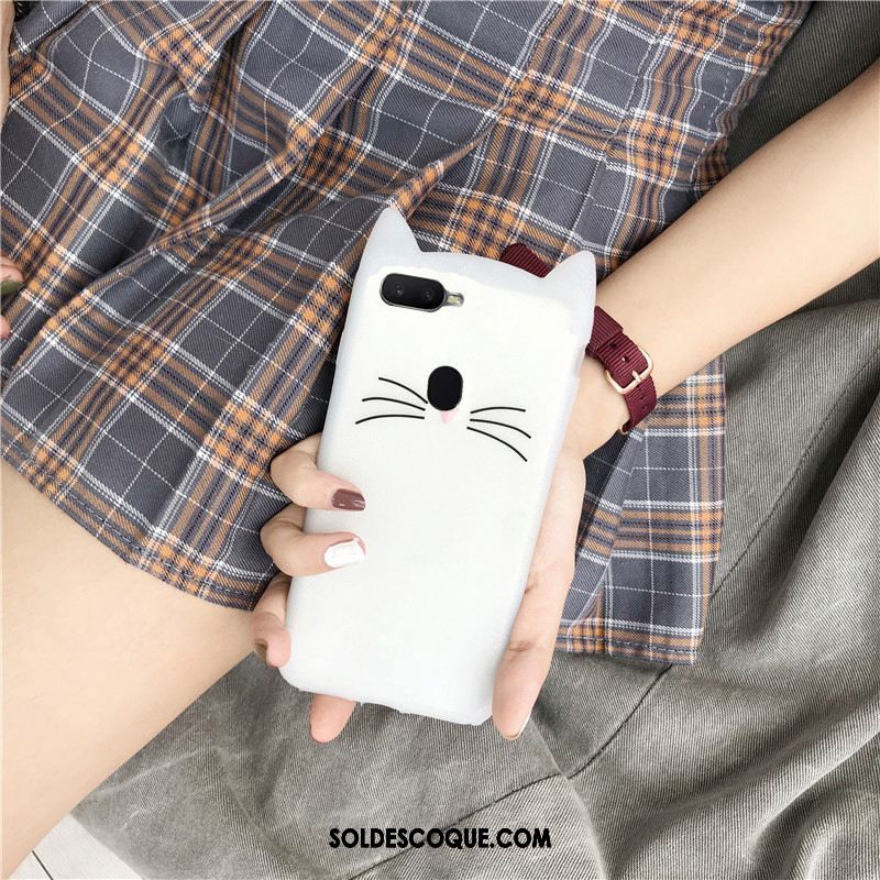 Coque Oppo F9 Incassable Blanc Fluide Doux Protection Téléphone Portable Housse France