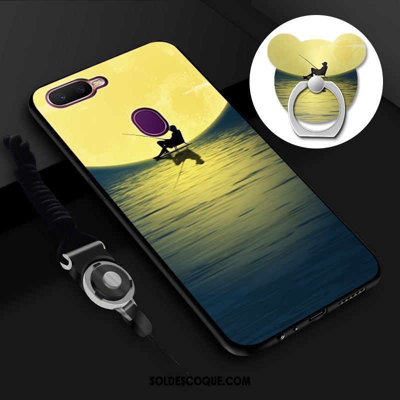 Coque Oppo F9 Paysage Charmant Incassable Étui Ornements Suspendus Soldes