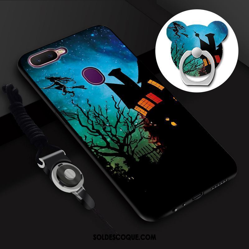 Coque Oppo F9 Paysage Charmant Incassable Étui Ornements Suspendus Soldes