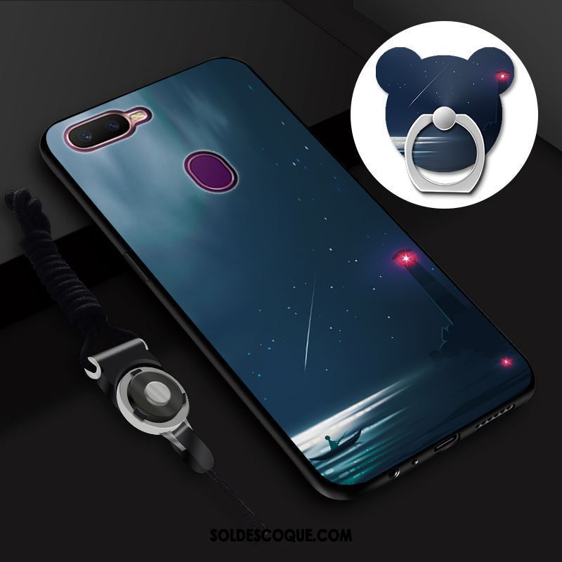 Coque Oppo F9 Paysage Charmant Incassable Étui Ornements Suspendus Soldes