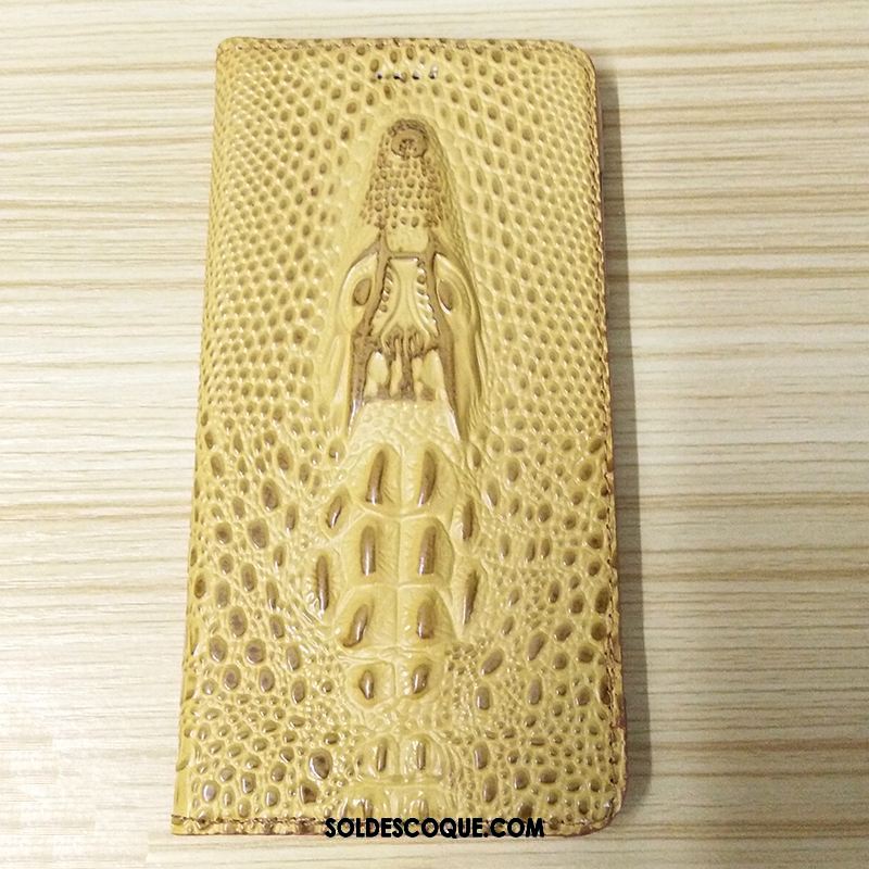 Coque Oppo F9 Starry Crocodile Sac Cuir Véritable Protection Étui En Cuir Pas Cher