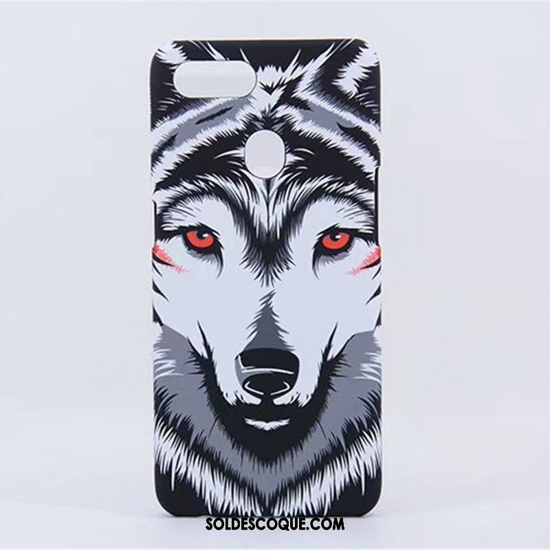 Coque Oppo F9 Starry Gaufrage Animal Délavé En Daim Étui Tendance En Ligne