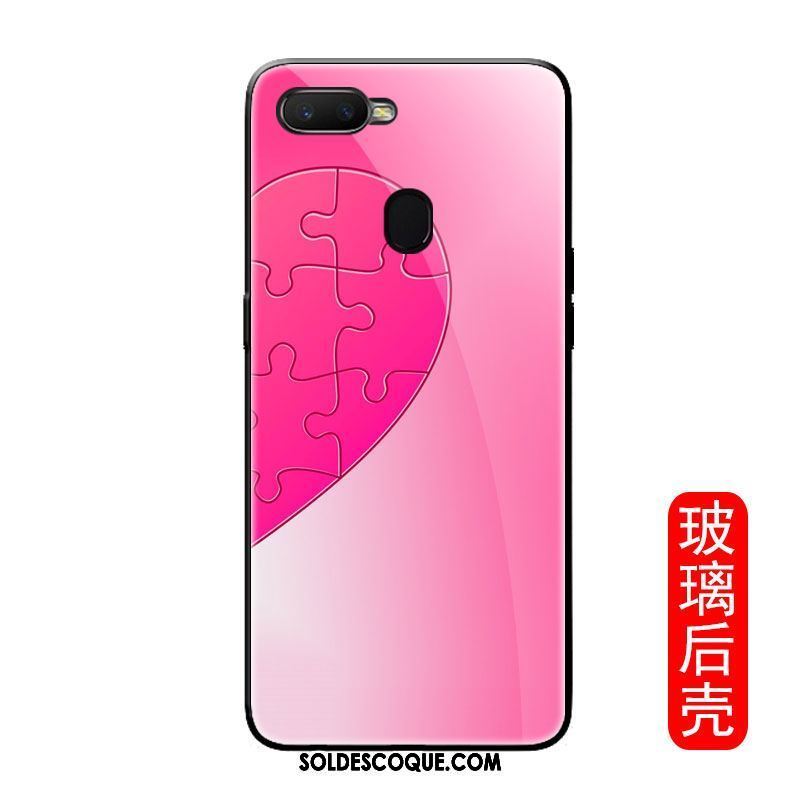 Coque Oppo F9 Starry Incassable Personnalité Créatif Rouge Silicone France