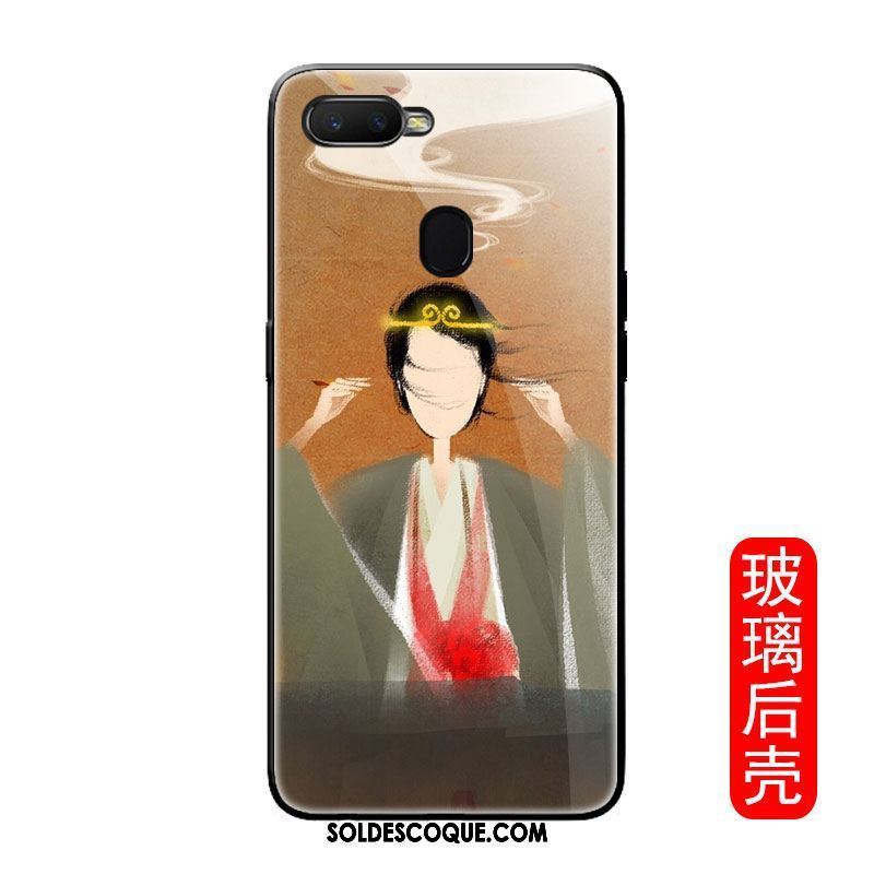 Coque Oppo F9 Starry Jaune Dessin Animé Silicone Étui Tout Compris En Ligne