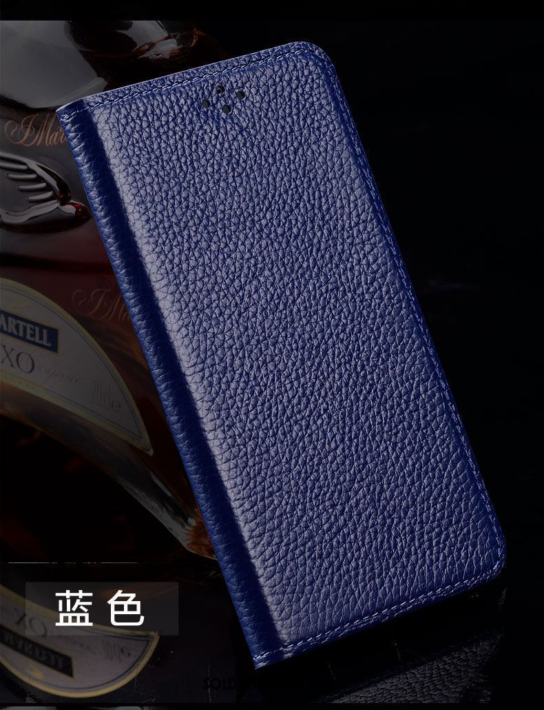 Coque Oppo F9 Starry Rose Protection Étui En Cuir Incassable Cuir Véritable Pas Cher