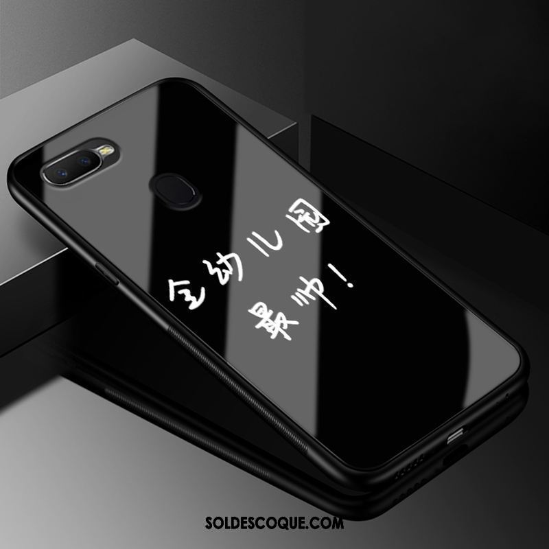 Coque Oppo F9 Starry Silicone Noir Tendance Téléphone Portable Amoureux Pas Cher