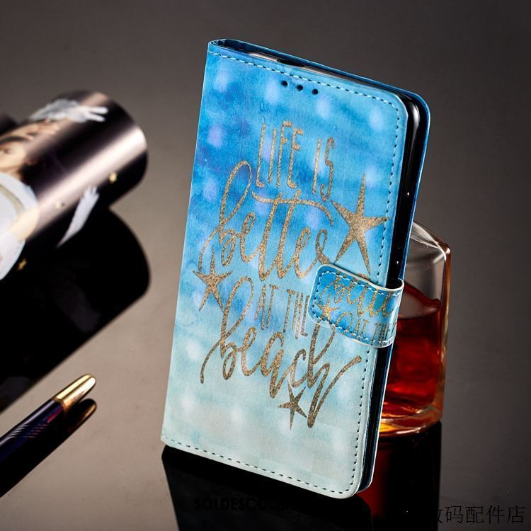 Coque Oppo F9 Starry Téléphone Portable Clamshell Fluide Doux Étui En Cuir Silicone Soldes