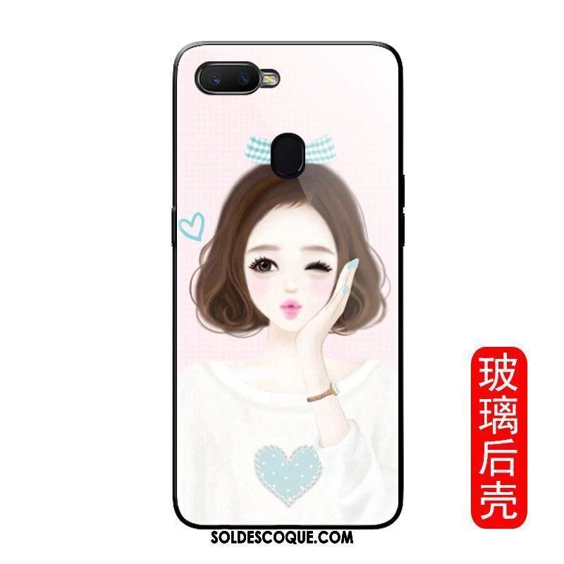 Coque Oppo F9 Starry Verre Téléphone Portable Incassable Marque De Tendance Tout Compris En Ligne