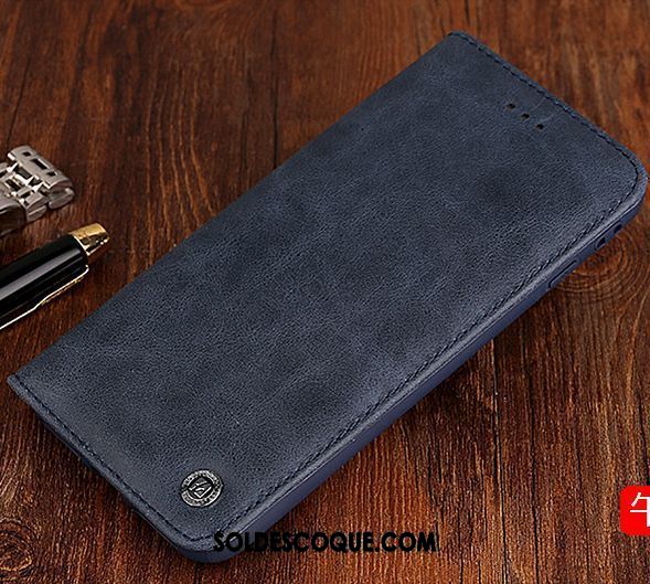 Coque Oppo F9 Starry Étui Cuir Véritable Étui En Cuir Carte Incassable Pas Cher