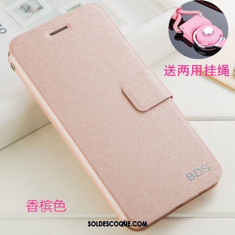 Coque Oppo F9 Starry Étui En Cuir Protection Téléphone Portable Clamshell Rouge En Vente