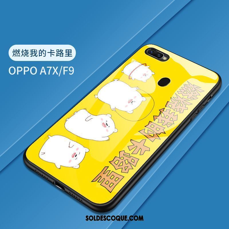 Coque Oppo F9 Tendance Créatif Incassable Silicone Téléphone Portable Soldes