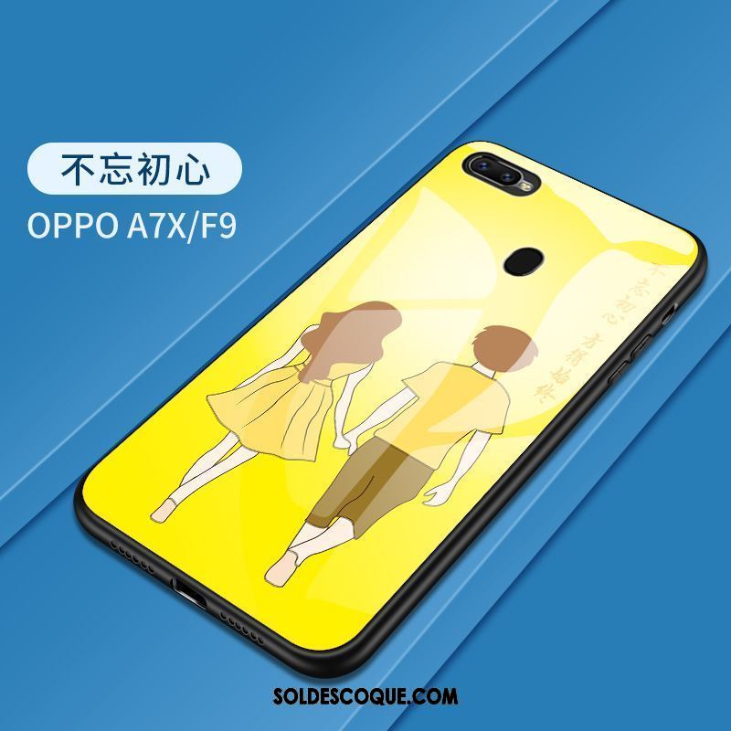 Coque Oppo F9 Tendance Créatif Incassable Silicone Téléphone Portable Soldes