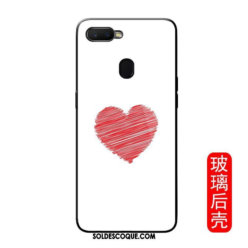 Coque Oppo F9 Tout Compris Cœur Rose Marque De Tendance Téléphone Portable Pas Cher