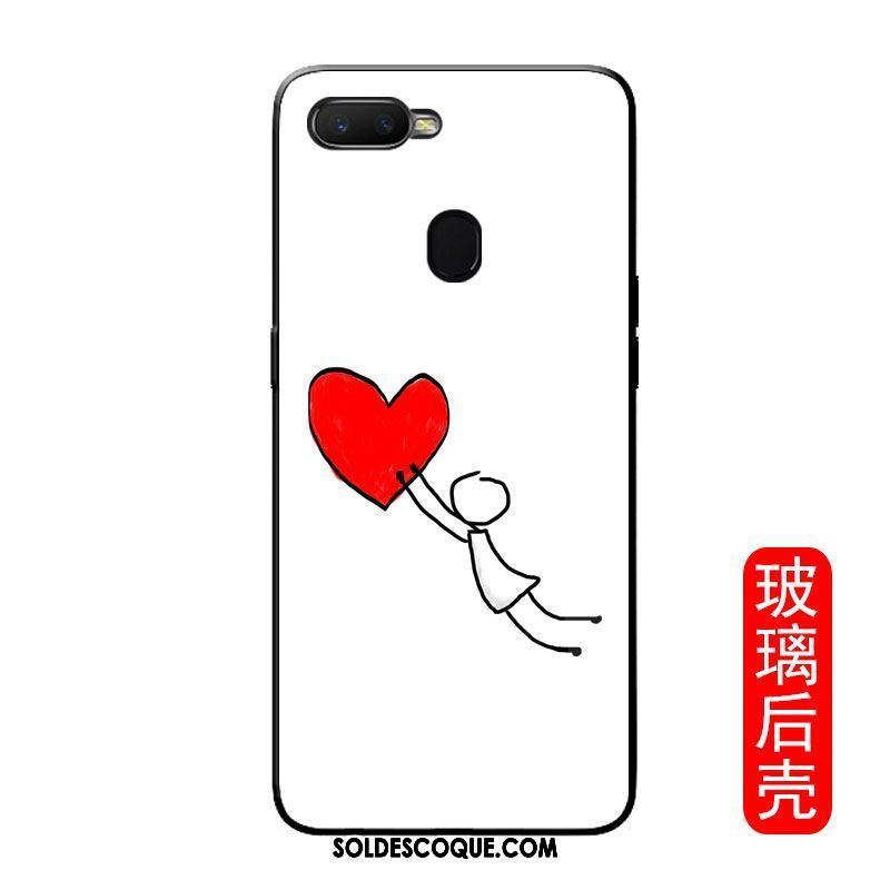 Coque Oppo F9 Tout Compris Cœur Rose Marque De Tendance Téléphone Portable Pas Cher