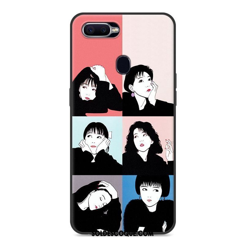 Coque Oppo F9 Tout Compris Fluide Doux Étui Dessin Animé Gris En Vente