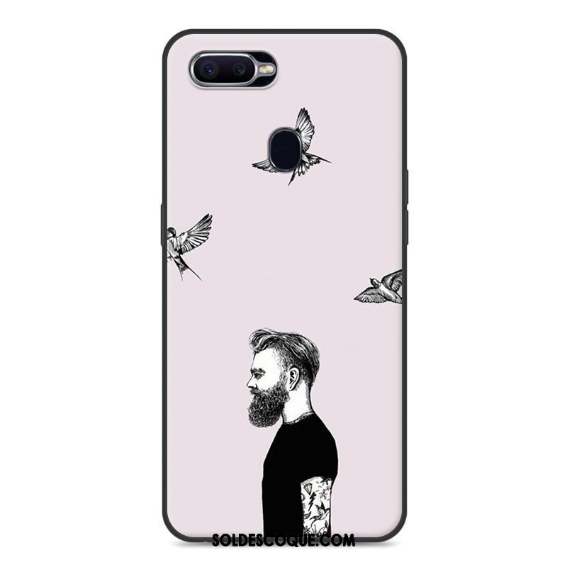 Coque Oppo F9 Tout Compris Fluide Doux Étui Dessin Animé Gris En Vente