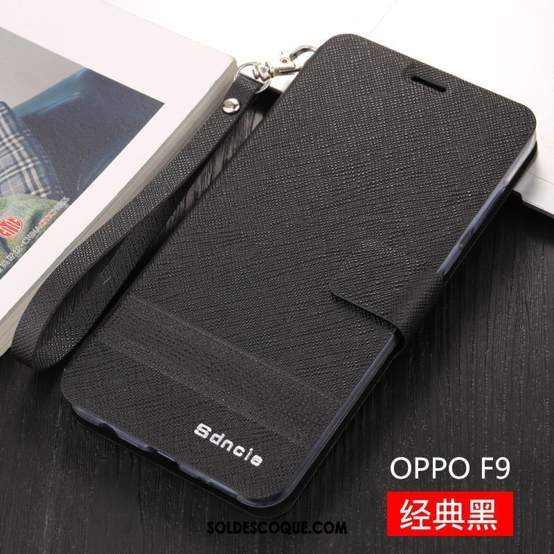 Coque Oppo F9 Tout Compris Rouge Étui Étui En Cuir Tendance En Vente