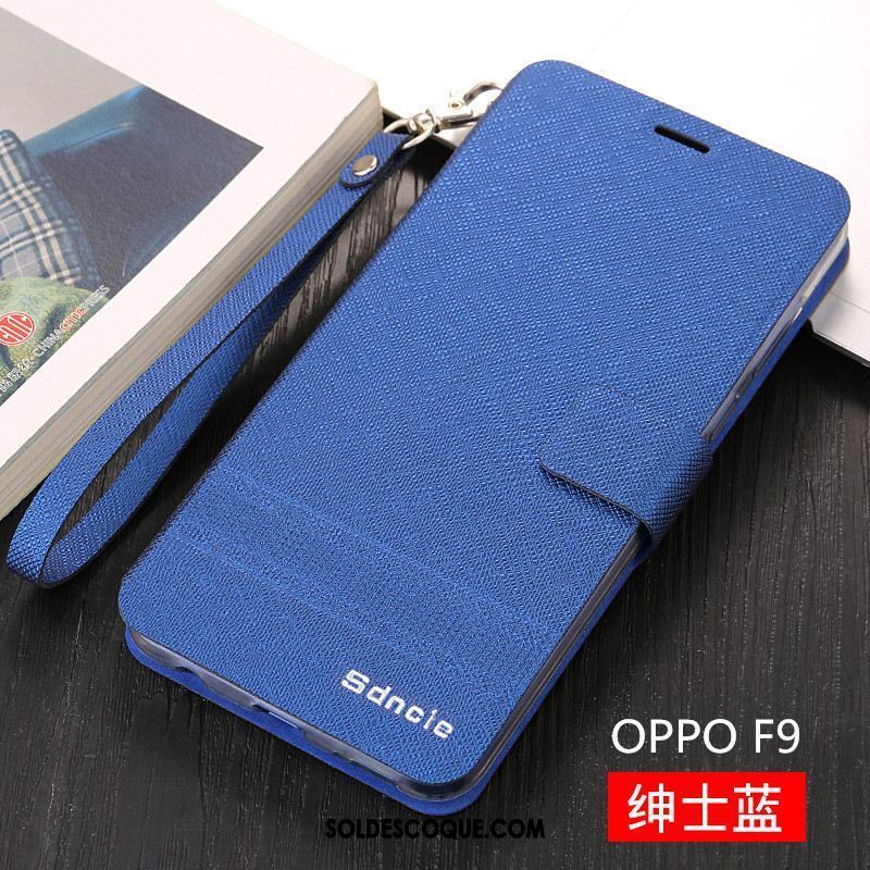 Coque Oppo F9 Tout Compris Rouge Étui Étui En Cuir Tendance En Vente