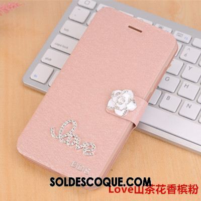 Coque Oppo F9 Étui En Cuir Personnalité Tout Compris Bleu Strass Pas Cher